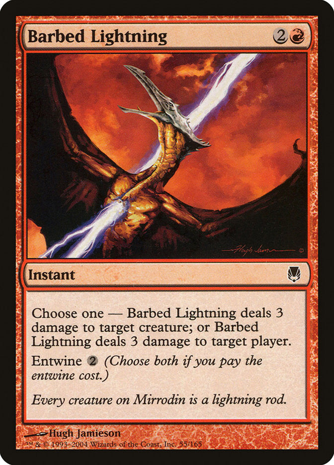 Barbed Lightning [Darksteel] | All Aboard Games