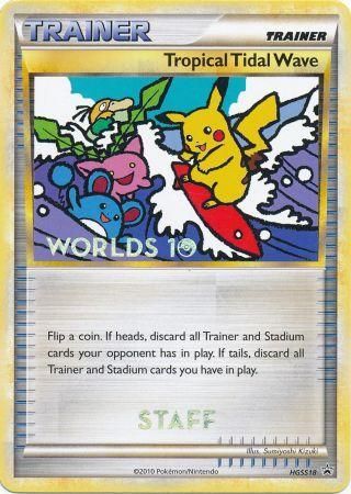 Tropical Tidal Wave (HGSS18) (Staff) [HeartGold & SoulSilver: Black Star Promos] | All Aboard Games