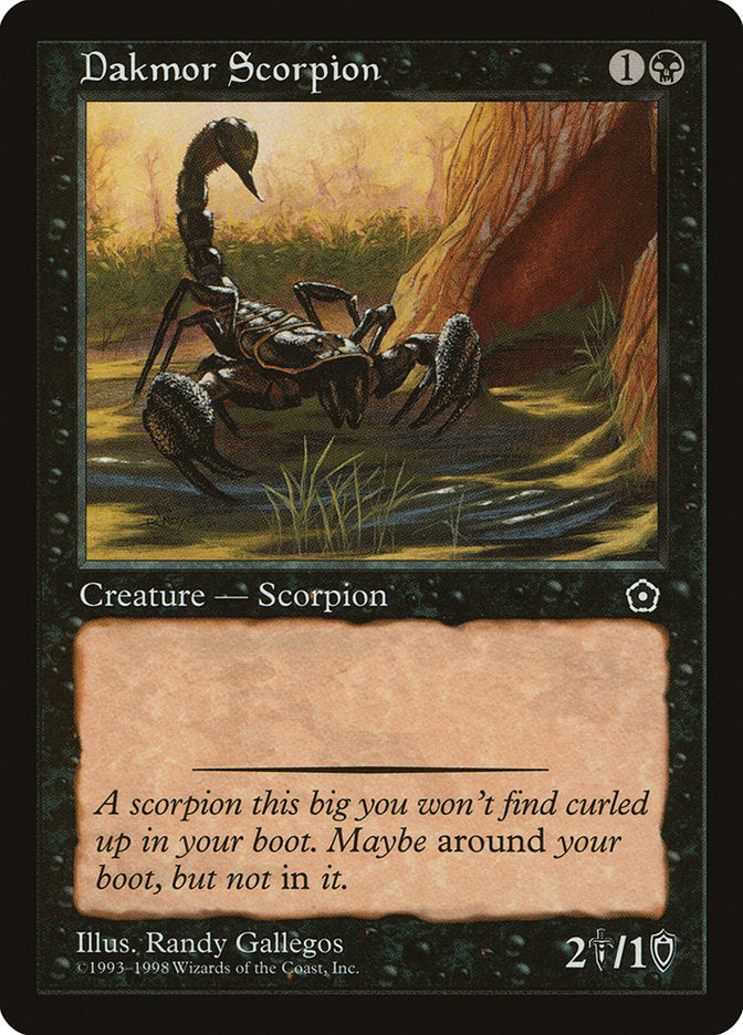 Dakmor Scorpion [Portal Second Age] | All Aboard Games