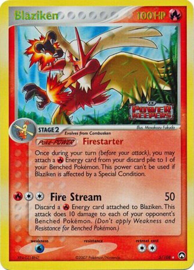 Blaziken (5/108) (Stamped) [EX: Power Keepers] | All Aboard Games