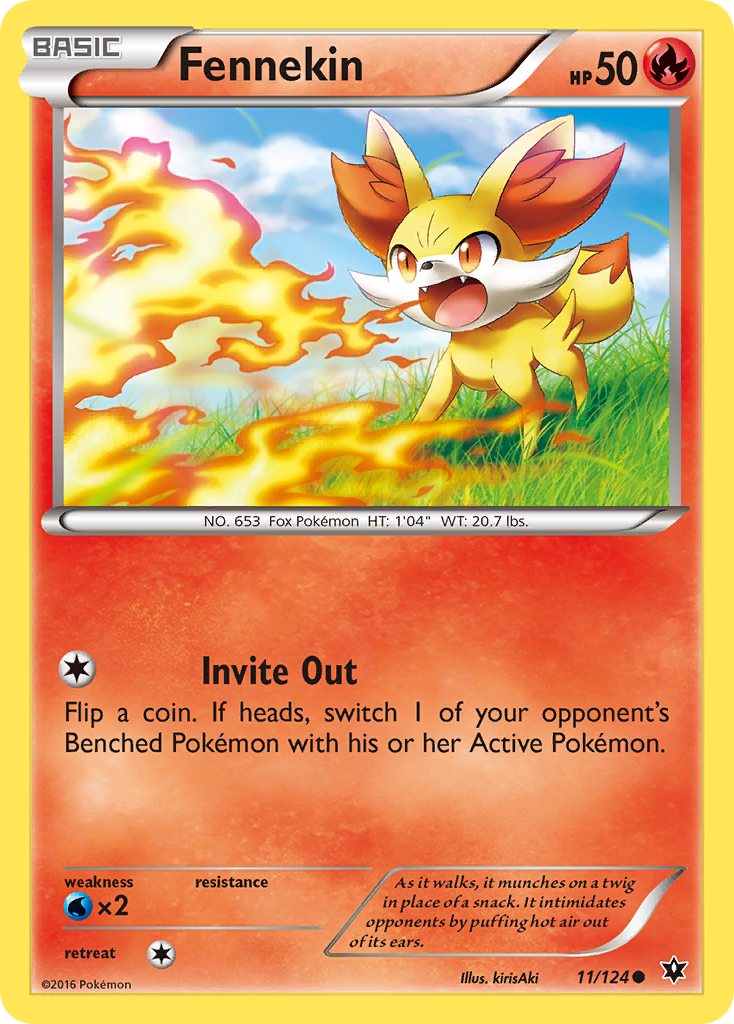 Fennekin (11/124) [XY: Fates Collide] | All Aboard Games