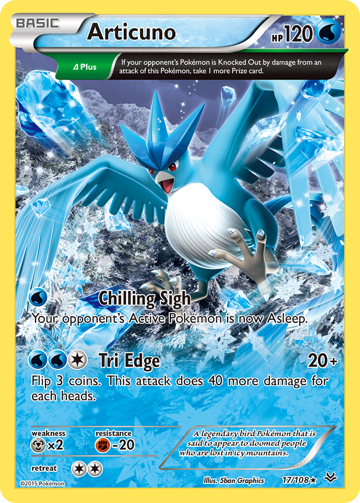 Articuno (17/108) [XY: Roaring Skies] | All Aboard Games