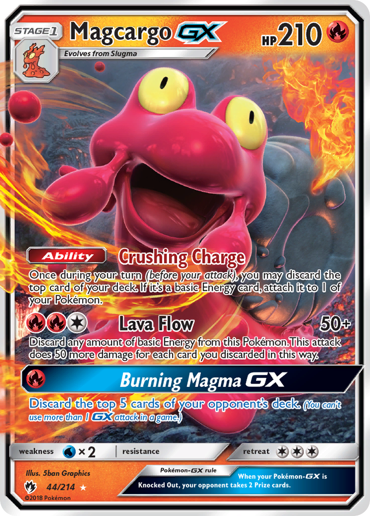 Magcargo GX (44/214) [Sun & Moon: Lost Thunder] | All Aboard Games