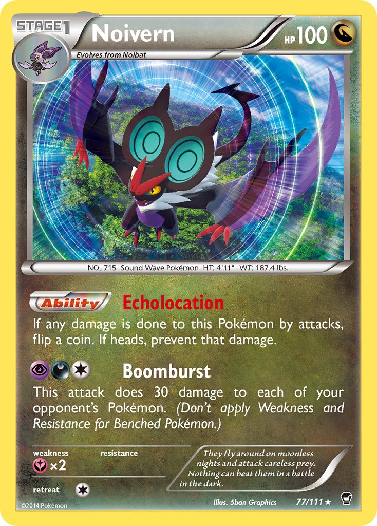 Noivern (77/111) (Cosmos Holo) (Blister Exclusive) [XY: Furious Fists] | All Aboard Games