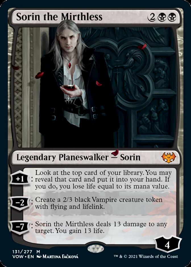 Sorin the Mirthless [Innistrad: Crimson Vow] | All Aboard Games