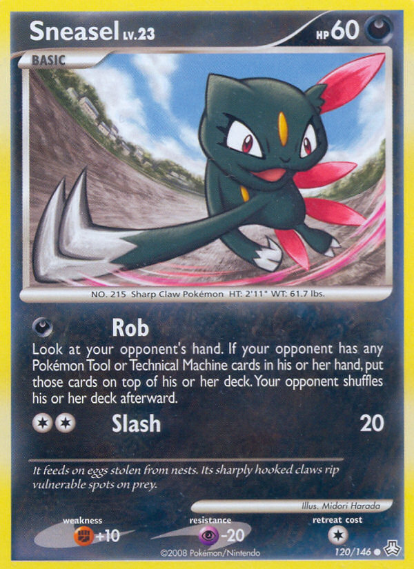 Sneasel (120/146) [Diamond & Pearl: Legends Awakened] | All Aboard Games