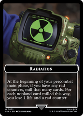Radiation // Copy Double-Sided Token [Fallout Tokens] | All Aboard Games