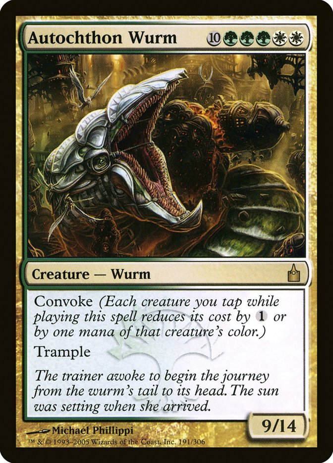 Autochthon Wurm [Ravnica: City of Guilds] | All Aboard Games