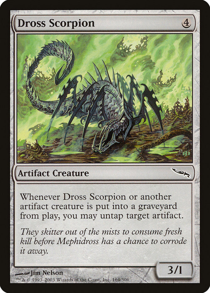 Dross Scorpion [Mirrodin] | All Aboard Games