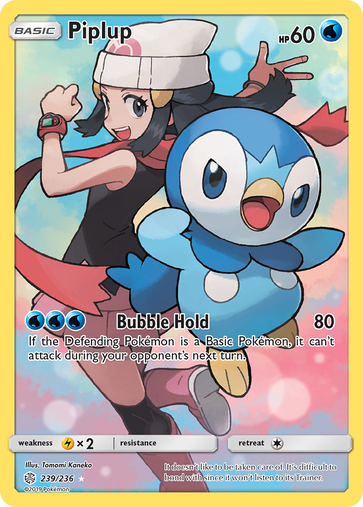 Piplup (239/236) [Sun & Moon: Cosmic Eclipse] | All Aboard Games