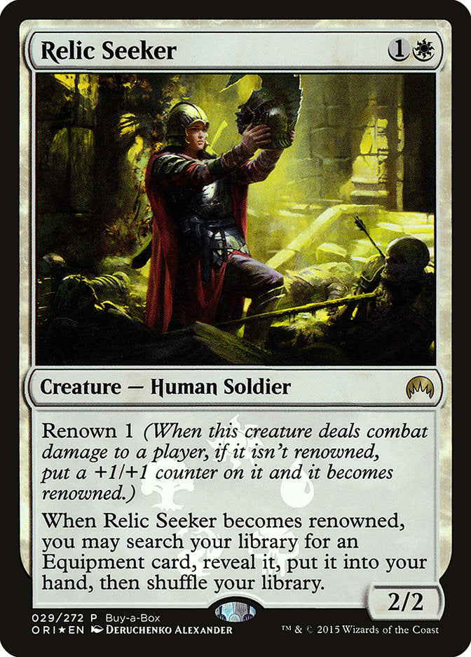 Relic Seeker (Buy-A-Box) [Magic Origins Promos] | All Aboard Games