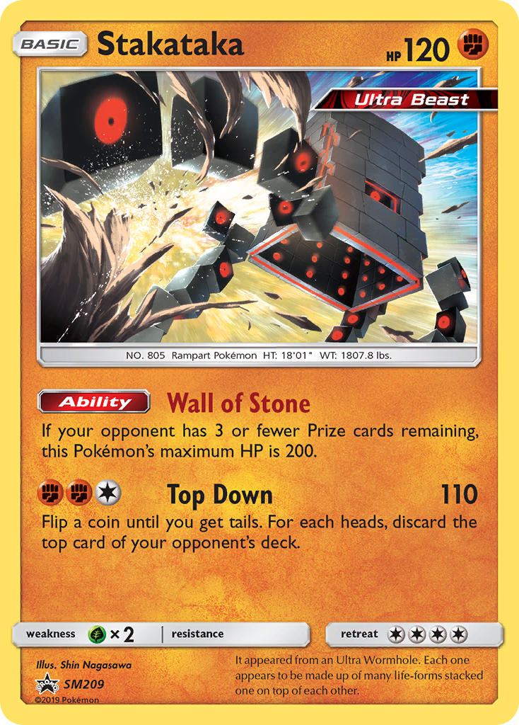 Stakataka (SM209) [Sun & Moon: Black Star Promos] | All Aboard Games