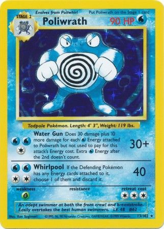 Poliwrath (13/102) [Base Set Unlimited] | All Aboard Games