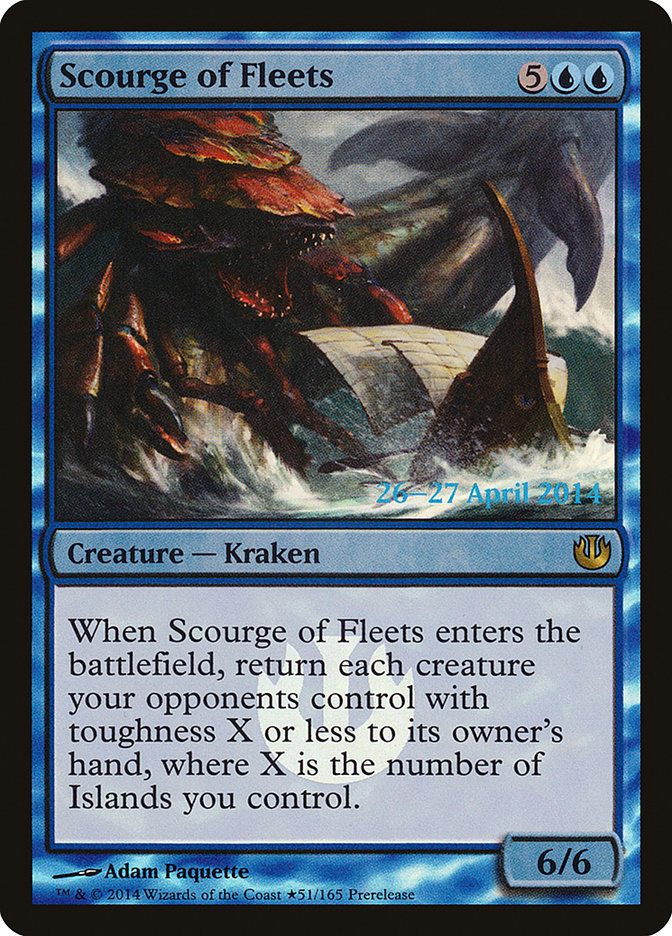 Scourge of Fleets  [Journey into Nyx Prerelease Promos] | All Aboard Games
