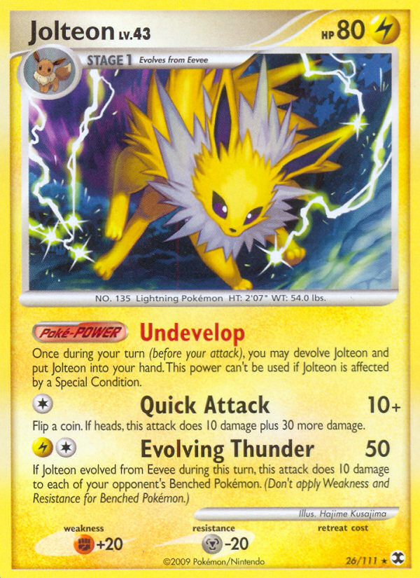 Jolteon (26/111) [Platinum: Rising Rivals] | All Aboard Games