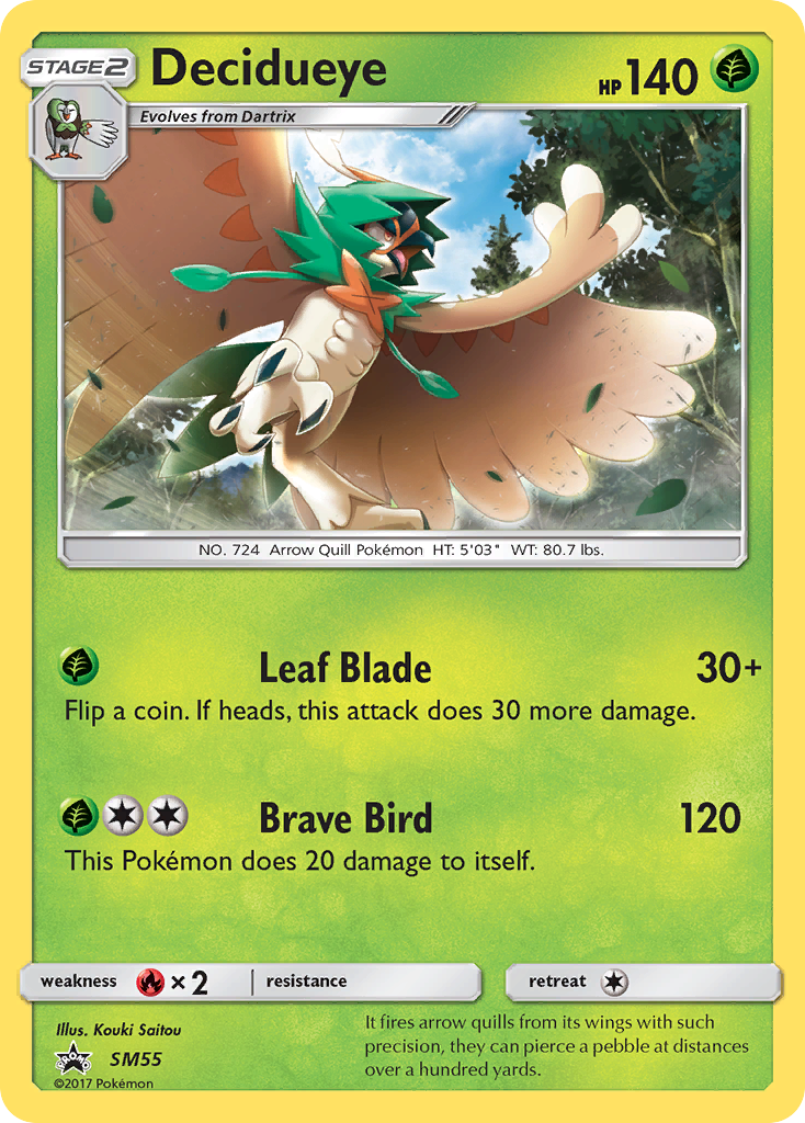 Decidueye (SM55) [Sun & Moon: Black Star Promos] | All Aboard Games