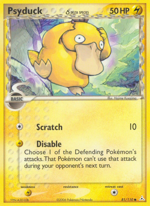 Psyduck (81/110) (Delta Species) [EX: Holon Phantoms] | All Aboard Games