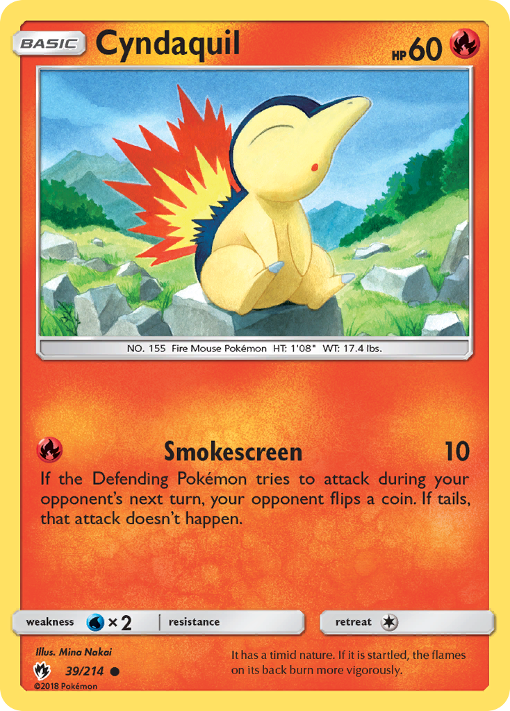 Cyndaquil (39/214) [Sun & Moon: Lost Thunder] | All Aboard Games