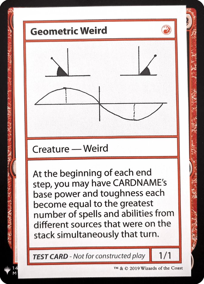 Geometric Weird [Mystery Booster Playtest Cards] | All Aboard Games