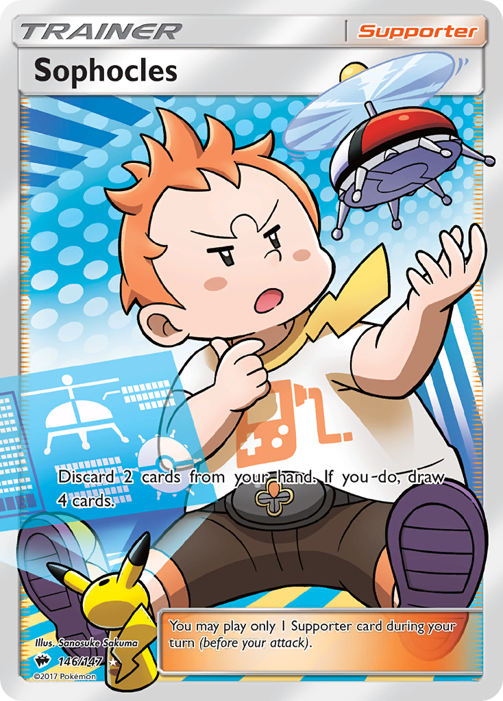 Sophocles (146/147) [Sun & Moon: Burning Shadows] | All Aboard Games