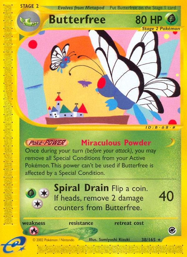 Butterfree (38/165) [Expedition: Base Set] | All Aboard Games