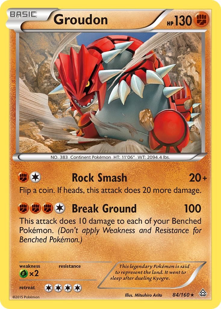 Groudon (84/160) [XY: Primal Clash] | All Aboard Games