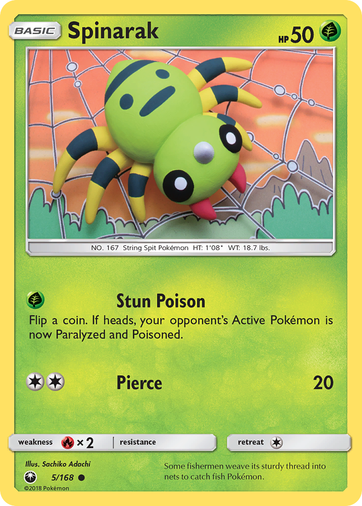 Spinarak (5/168) [Sun & Moon: Celestial Storm] | All Aboard Games