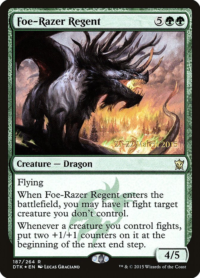 Foe-Razer Regent  [Dragons of Tarkir Prerelease Promos] | All Aboard Games