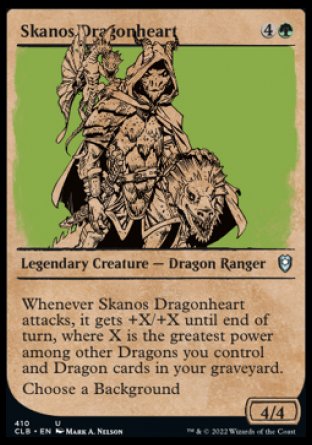 Skanos Dragonheart (Showcase) [Commander Legends: Battle for Baldur's Gate] | All Aboard Games