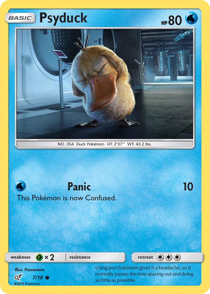 Psyduck (7/18) [Sun & Moon: Detective Pikachu] | All Aboard Games