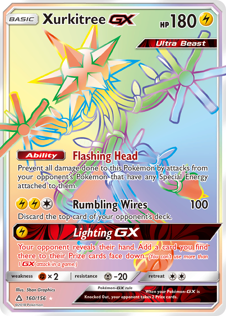 Xurkitree GX (160/156) [Sun & Moon: Ultra Prism] | All Aboard Games