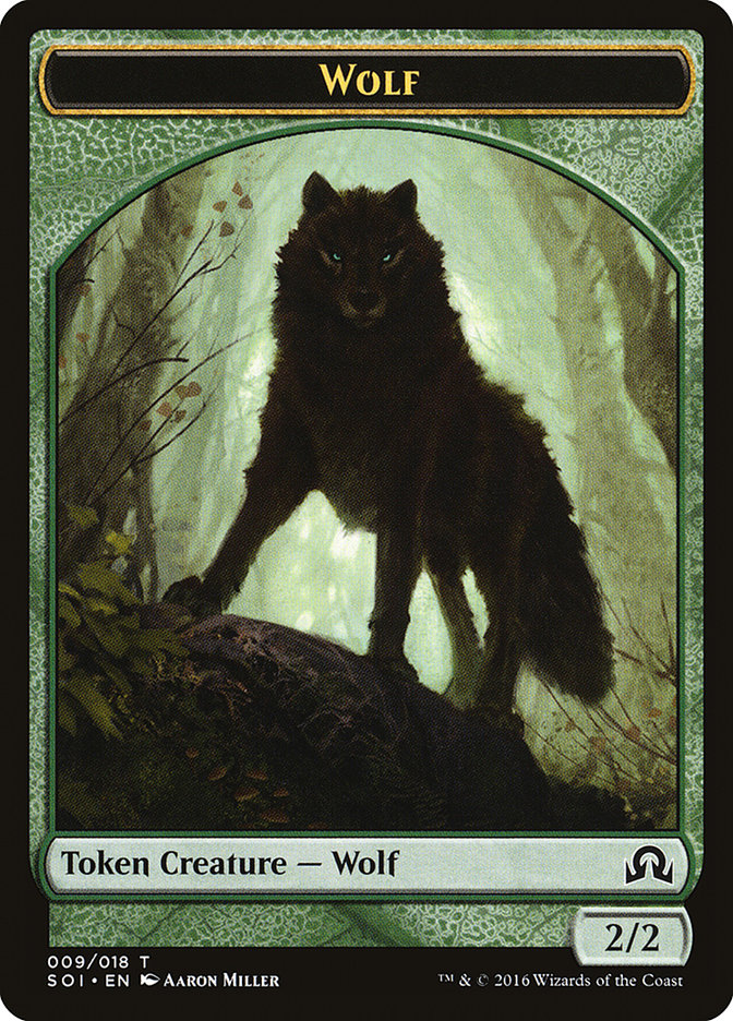 Wolf [Shadows over Innistrad Tokens] | All Aboard Games