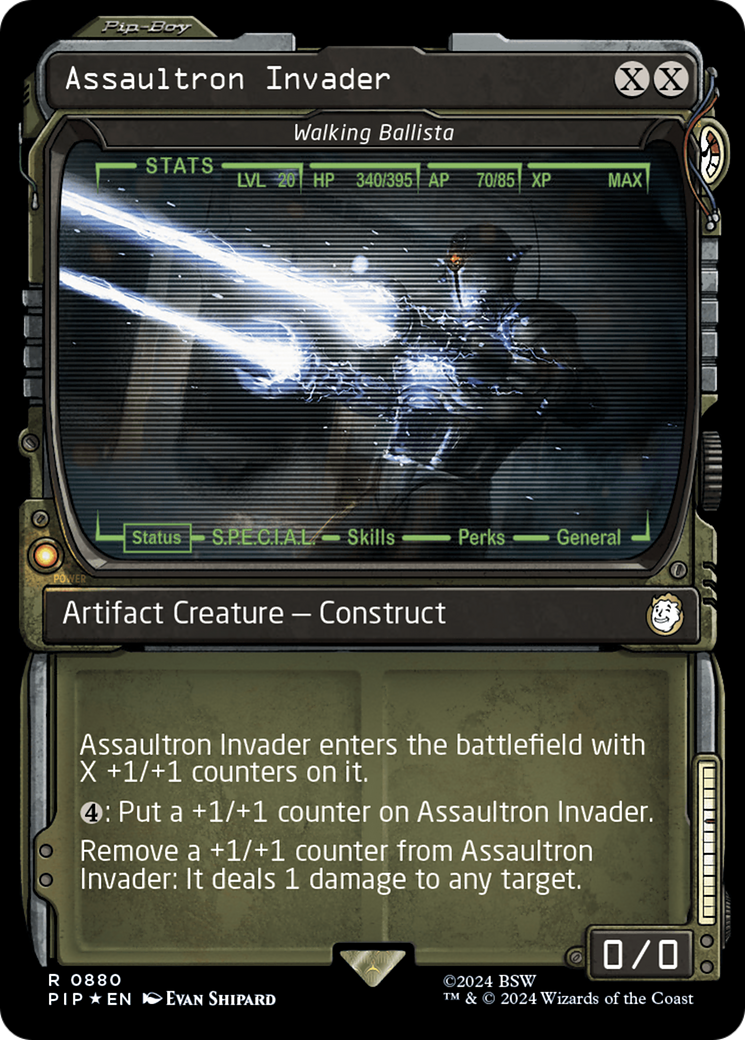 Assaultron Invader - Walking Ballista (Surge Foil) [Fallout] | All Aboard Games