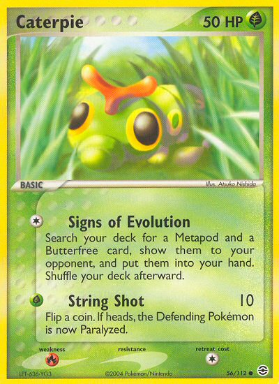 Caterpie (56/112) [EX: FireRed & LeafGreen] | All Aboard Games
