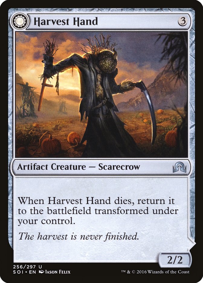 Harvest Hand // Scrounged Scythe [Shadows over Innistrad] | All Aboard Games
