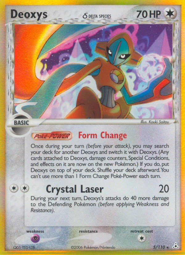 Deoxys (5/110) (Delta Species) [EX: Holon Phantoms] | All Aboard Games