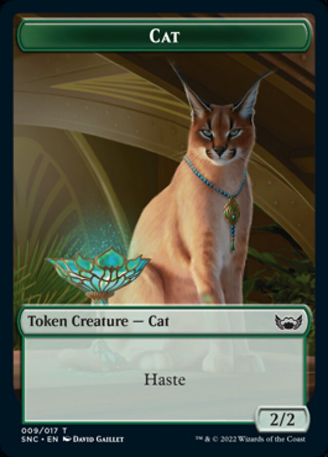Cat // Angel Double-sided Token [Streets of New Capenna Tokens] | All Aboard Games