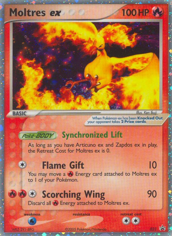 Moltres ex (031) [Nintendo: Black Star Promos] | All Aboard Games