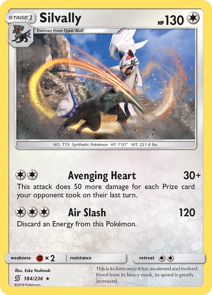 Silvally (184/236) (Theme Deck Exclusive) [Sun & Moon: Unified Minds] | All Aboard Games