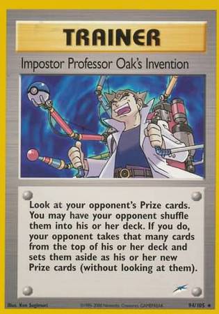 Impostor Professor Oak's Invention (94/105) [Neo Destiny Unlimited] | All Aboard Games