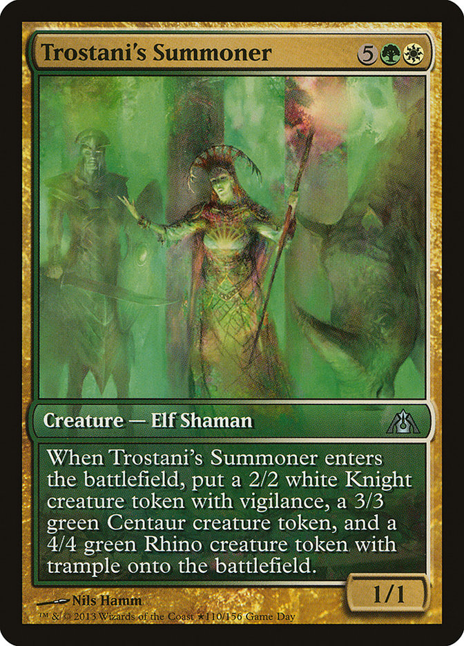 Trostani's Summoner (Game Day) [Dragon's Maze Promos] | All Aboard Games