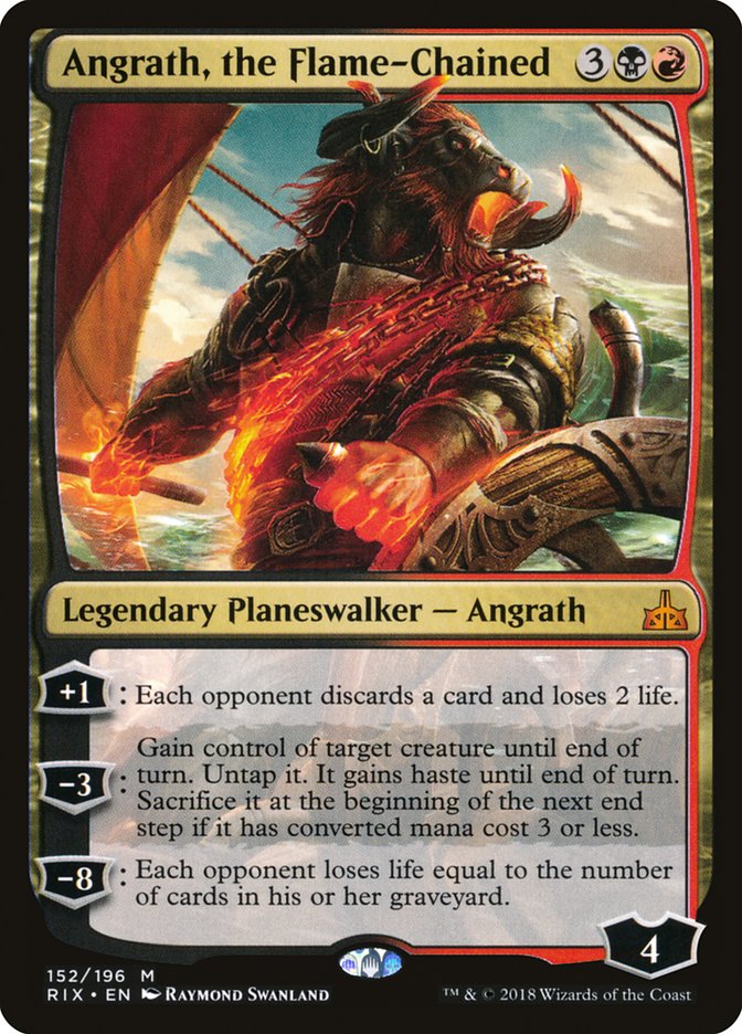 Angrath, the Flame-Chained [Rivals of Ixalan] | All Aboard Games