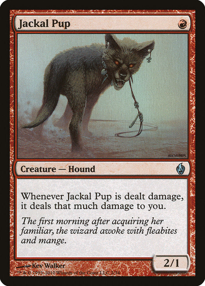 Jackal Pup [Premium Deck Series: Fire and Lightning] | All Aboard Games