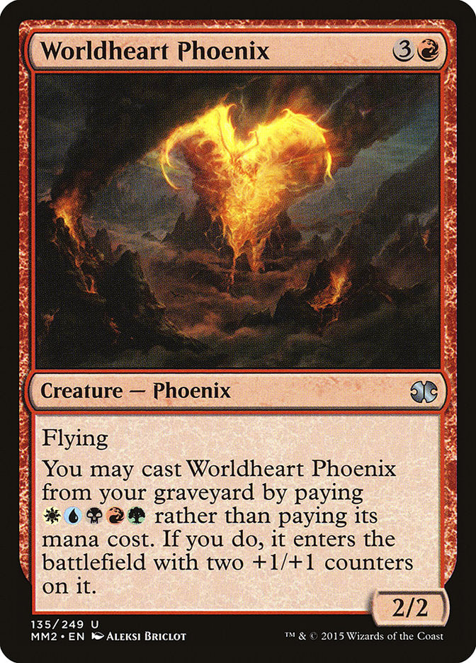 Worldheart Phoenix [Modern Masters 2015] | All Aboard Games