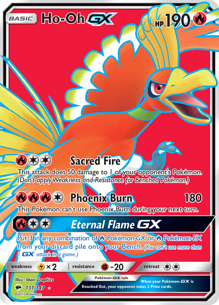 Ho-Oh GX (131/147) [Sun & Moon: Burning Shadows] | All Aboard Games