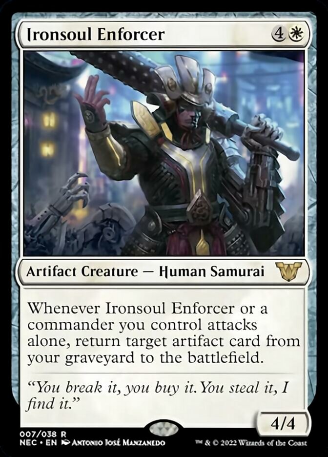 Ironsoul Enforcer [Kamigawa: Neon Dynasty Commander] | All Aboard Games
