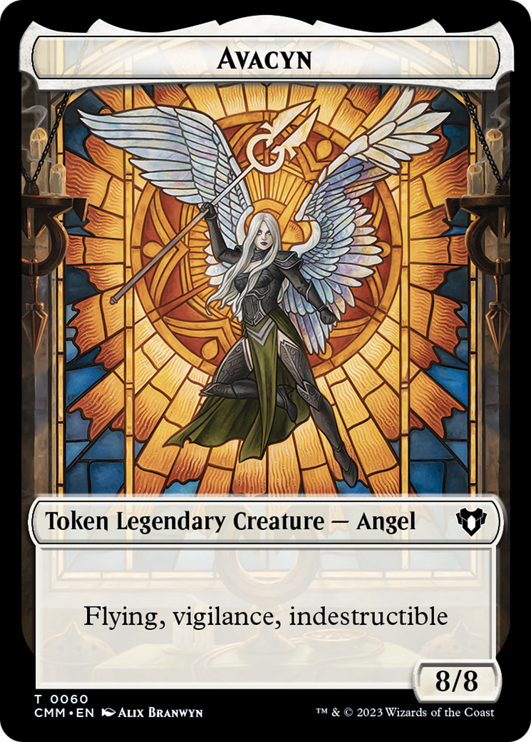 Copy (54) // Avacyn Double-Sided Token [Commander Masters Tokens] | All Aboard Games
