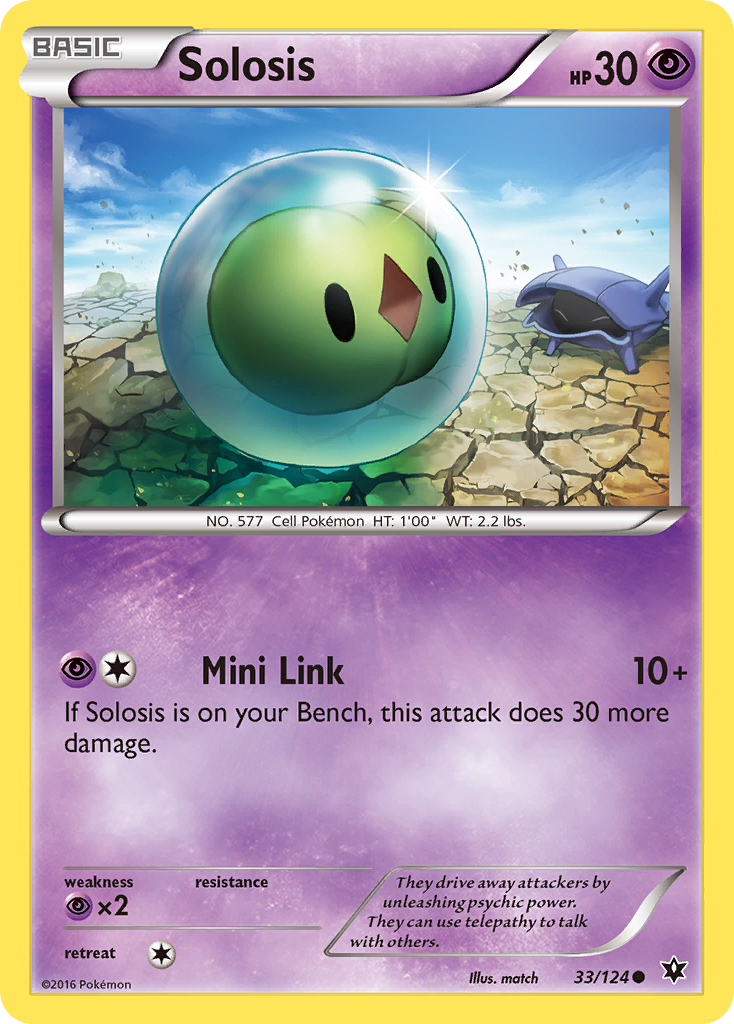 Solosis (33/124) [XY: Fates Collide] | All Aboard Games