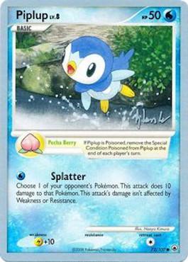 Piplup LV.8 (72/100) (Empotech - Dylan Lefavour) [World Championships 2008] | All Aboard Games