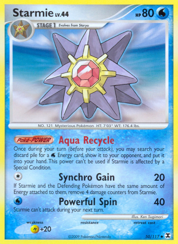 Starmie (50/111) [Platinum: Rising Rivals] | All Aboard Games